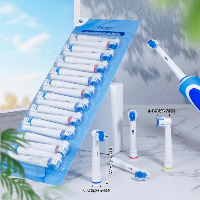 16 Pack Compatible With Oral B