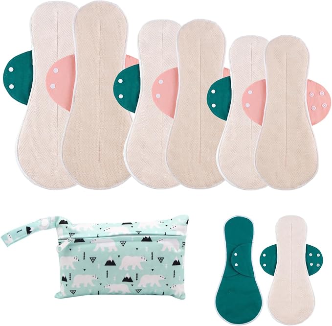 Coral Pink + Dark Green