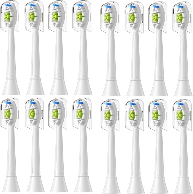 16pcs White