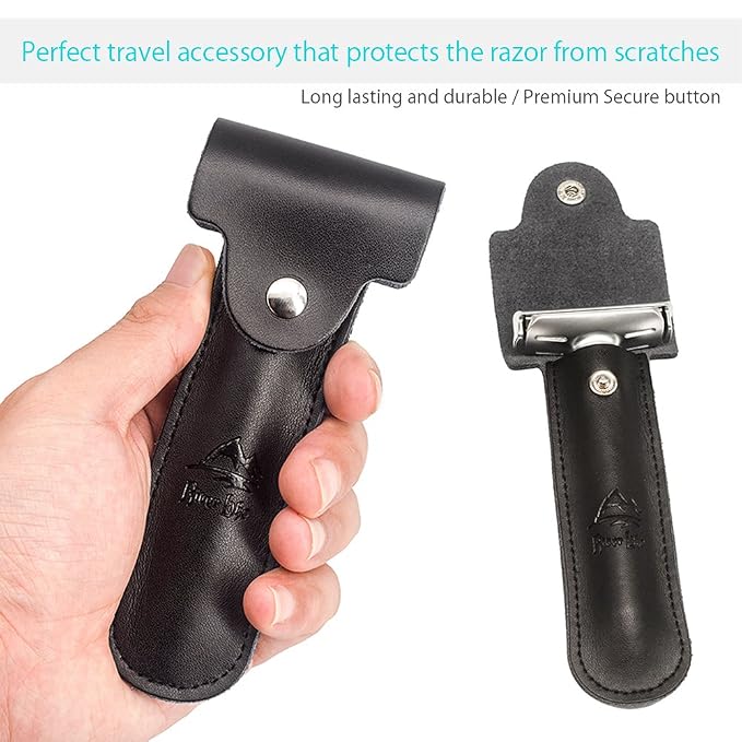 Razor with Protective Case,Black