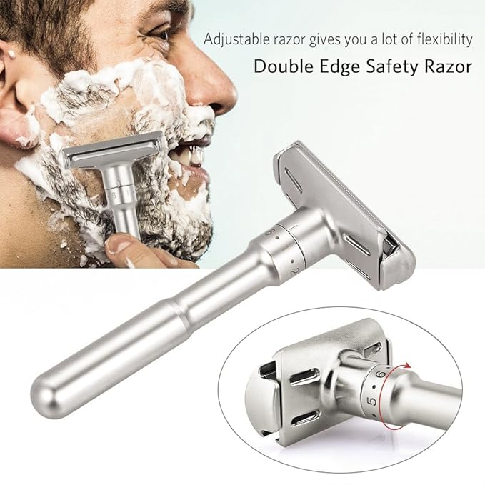 Razor with Protective Case and Stand