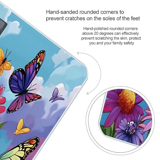 Colorful Butterflies And Flowers Garden Scene
