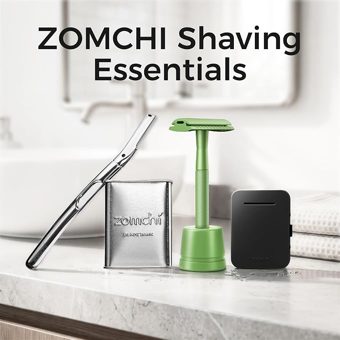Fern Green Razor with Stand