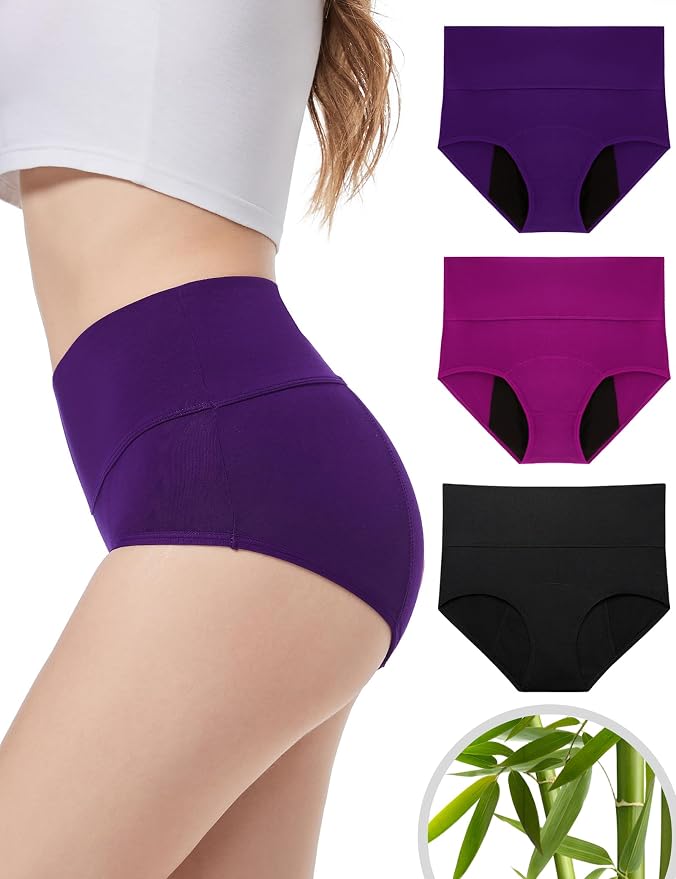 3 Pack Black+purple+rose-red