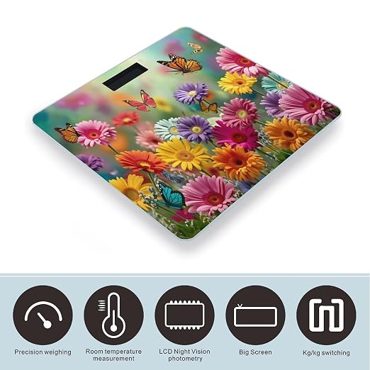 Colorful Flowers And Butterflies-1