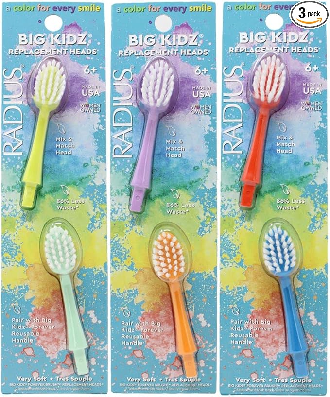 Blue/Coral, Chartreuse/Mint, Lavender/Tangerine