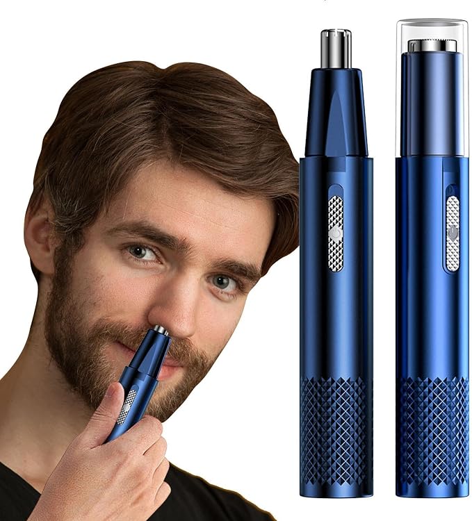 Blue Nose Hair Device + Razor