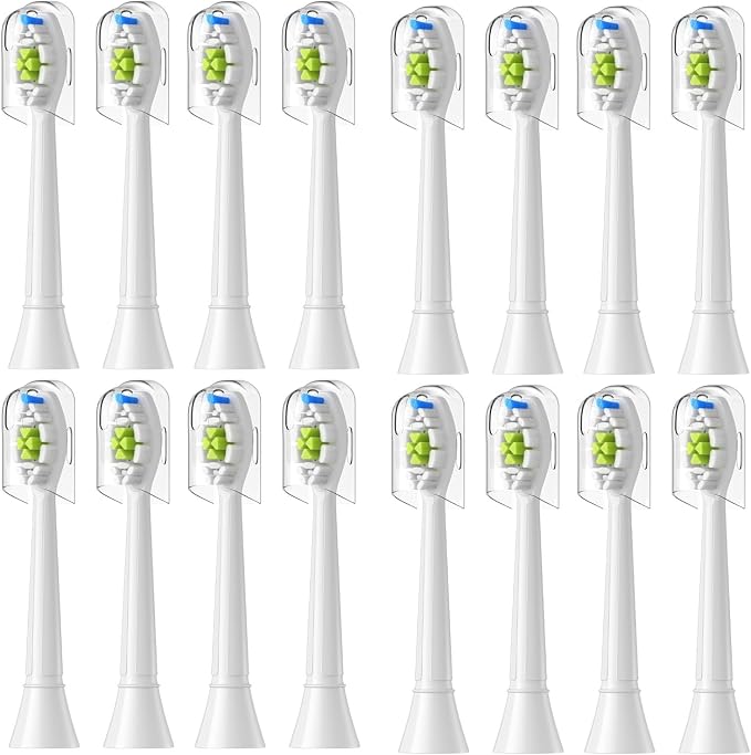 16pcs White