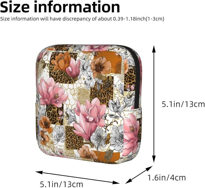Pink Leopard Print Floral Gold