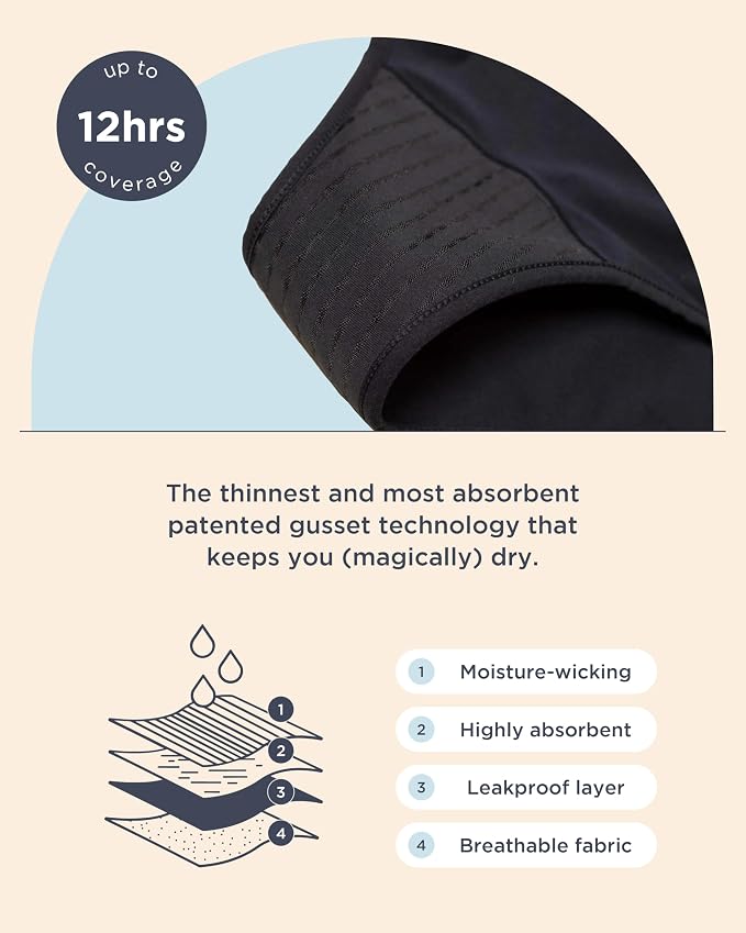 Volcanic Black - Heavy Absorbency
