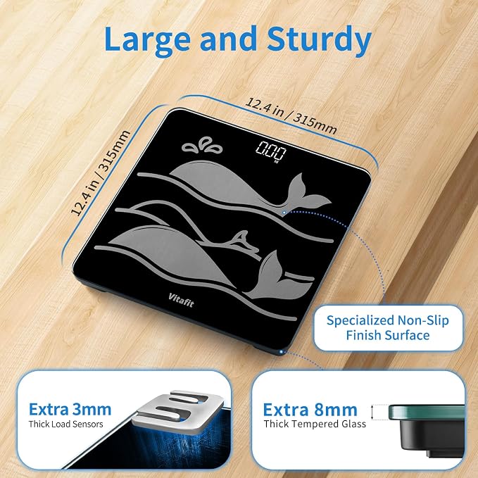 Smart Scale Black 600lb