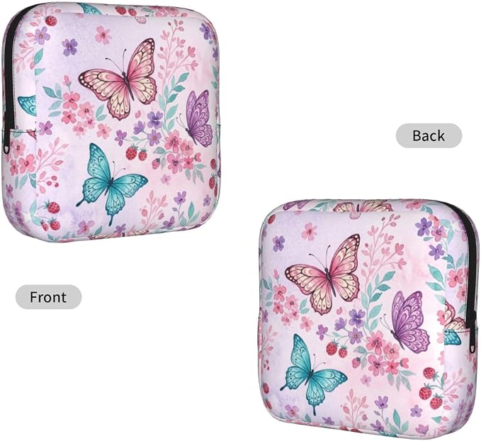Butterfly Pink Floral Purple