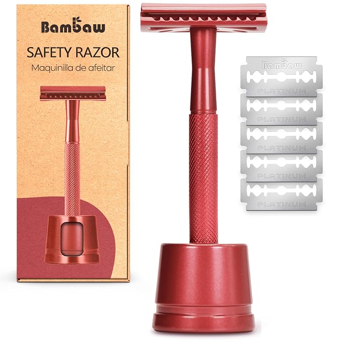 Red Razor with Stand