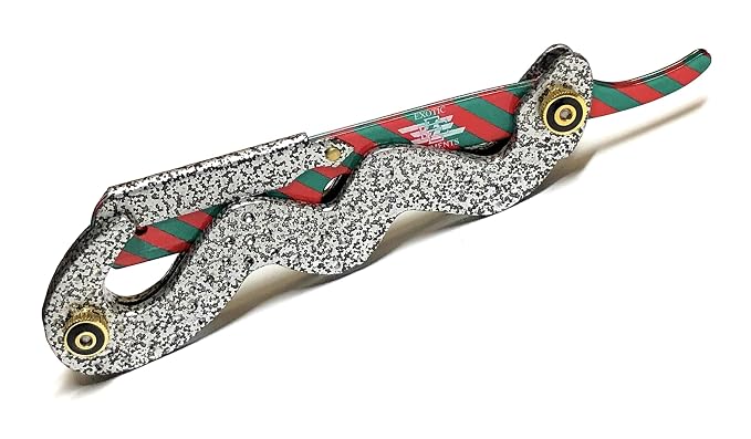 SNAKE - GREEN WITH RED AND GRAY