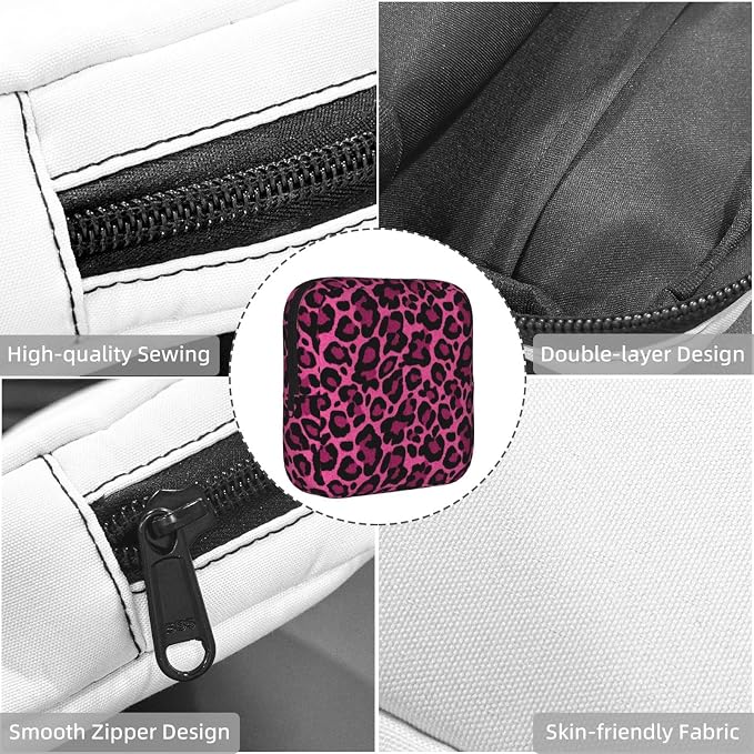 Pink Leopard Print Black