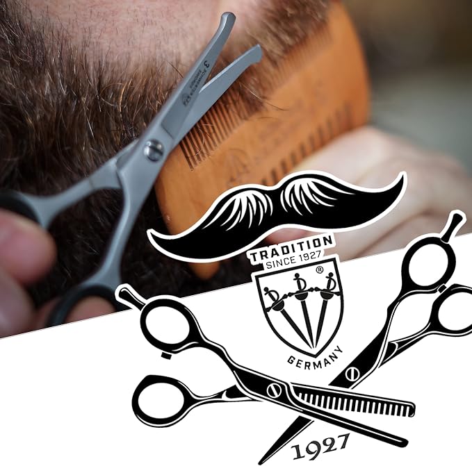 Beard / Mustache Scissors With Comb