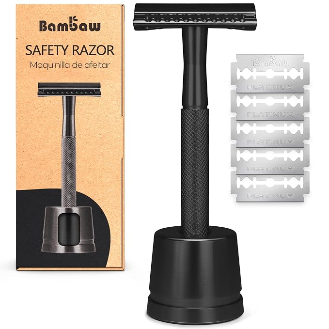 Black Razor with Stand