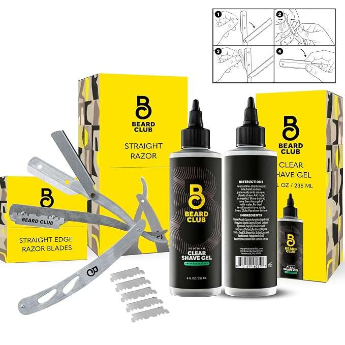 Straight Edge & Shave Gel