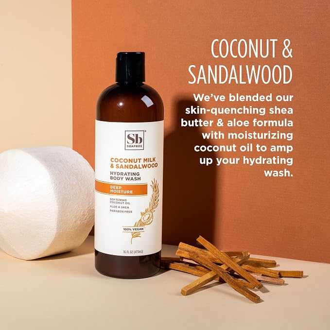 Coconut Milk + Sandalwood (16 oz.)