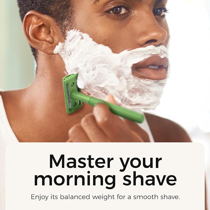 Fern Green Razor with Stand