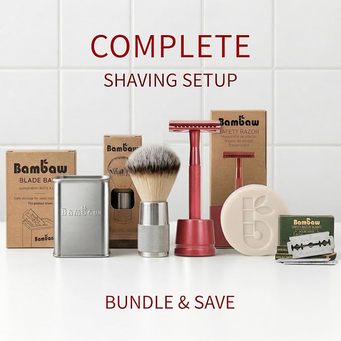 Red Razor with Stand