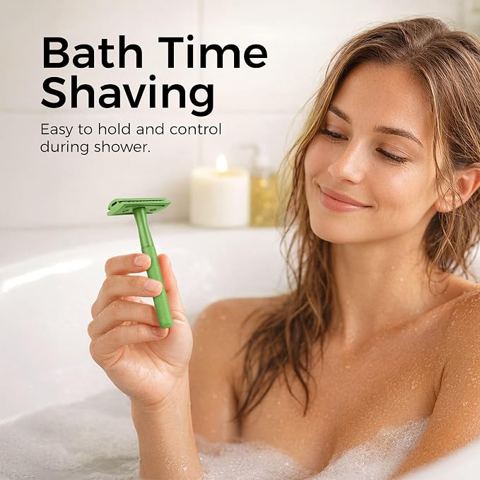 Fern Green Razor with Stand