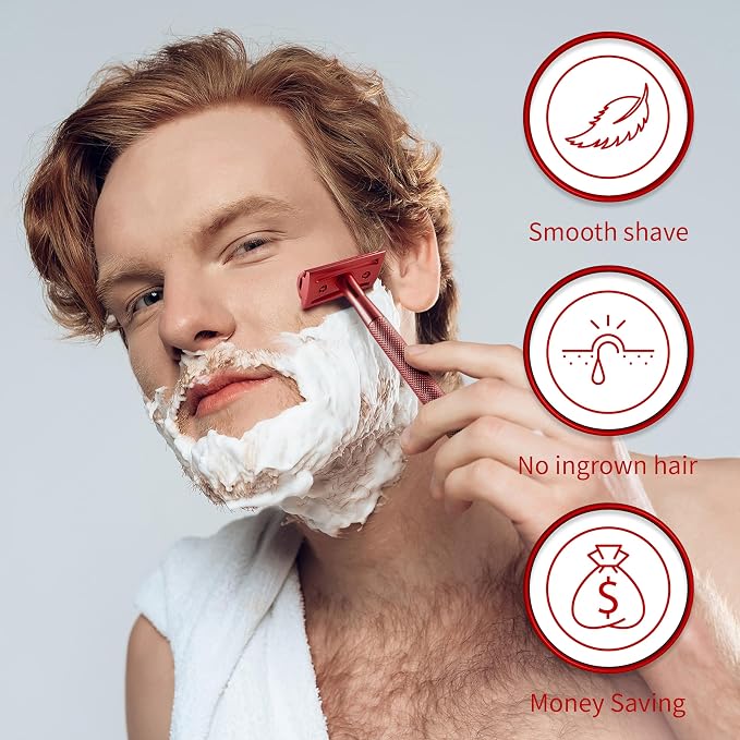 Red Razor with Stand