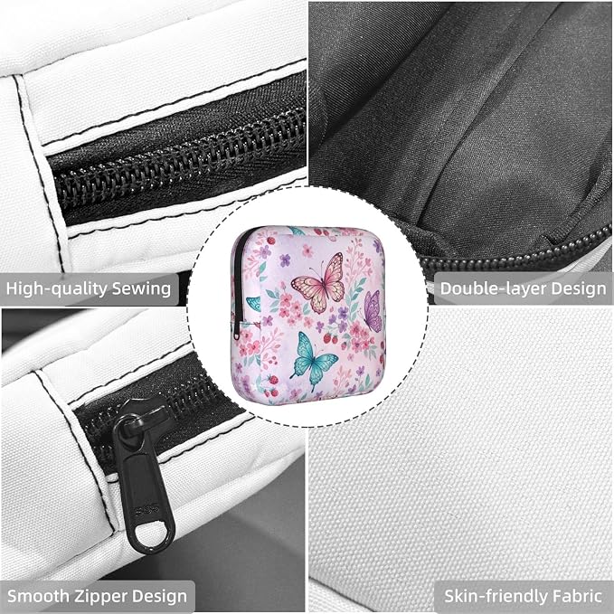 Butterfly Pink Floral Purple