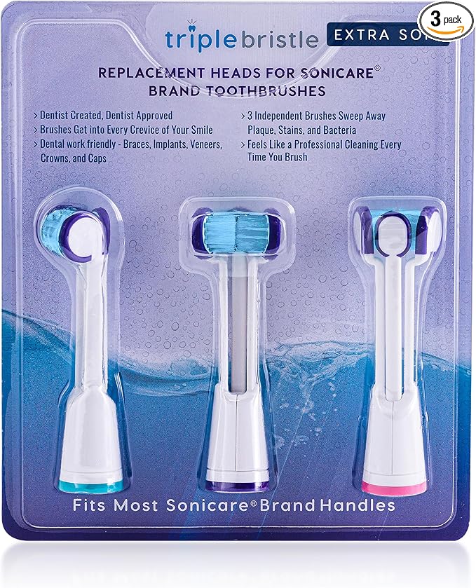 Extra Soft Bristles 3 Pack