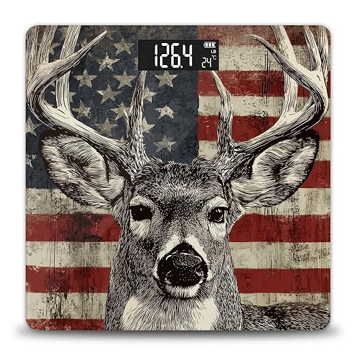 Vintage Flag Deer